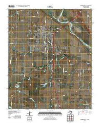 Burkburnett Texas Historical topographic map, 1:24000 scale, 7.5 X 7.5 Minute, Year 2010