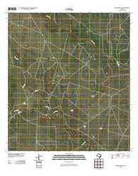 Burkes Ridge Texas Historical topographic map, 1:24000 scale, 7.5 X 7.5 Minute, Year 2010