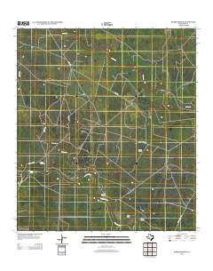 Burkes Ridge Texas Historical topographic map, 1:24000 scale, 7.5 X 7.5 Minute, Year 2013