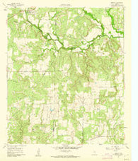 Burkett Texas Historical topographic map, 1:24000 scale, 7.5 X 7.5 Minute, Year 1960