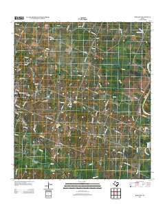 Burleigh Texas Historical topographic map, 1:24000 scale, 7.5 X 7.5 Minute, Year 2013
