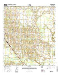 Burleigh Texas Current topographic map, 1:24000 scale, 7.5 X 7.5 Minute, Year 2016
