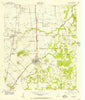 Burleson Texas Historical topographic map, 1:24000 scale, 7.5 X 7.5 Minute, Year 1955