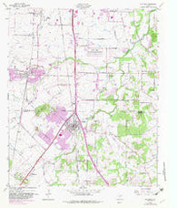 Burleson Texas Historical topographic map, 1:24000 scale, 7.5 X 7.5 Minute, Year 1955