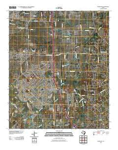 Burleson Texas Historical topographic map, 1:24000 scale, 7.5 X 7.5 Minute, Year 2010