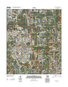 Burleson Texas Historical topographic map, 1:24000 scale, 7.5 X 7.5 Minute, Year 2012