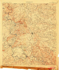 Burnet Texas Historical topographic map, 1:125000 scale, 30 X 30 Minute, Year 1903