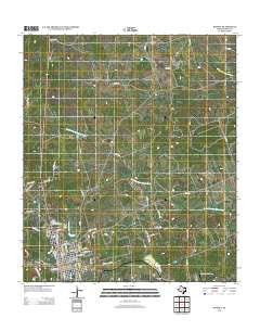 Burnet Texas Historical topographic map, 1:24000 scale, 7.5 X 7.5 Minute, Year 2012