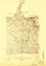 Burnet 2-c Texas Historical topographic map, 1:48000 scale, 7.5 X 7.5 Minute, Year 1925