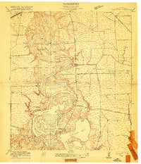 Burnett Bay Texas Historical topographic map, 1:24000 scale, 7.5 X 7.5 Minute, Year 1916