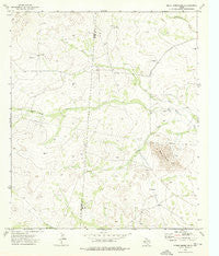 Burnt Spring Hills Texas Historical topographic map, 1:24000 scale, 7.5 X 7.5 Minute, Year 1973
