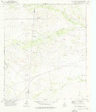 Burnt Spring Hills SE Texas Historical topographic map, 1:24000 scale, 7.5 X 7.5 Minute, Year 1973