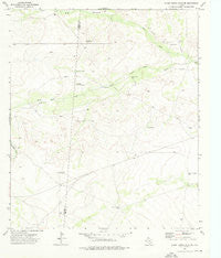 Burnt Spring Hills SE Texas Historical topographic map, 1:24000 scale, 7.5 X 7.5 Minute, Year 1973