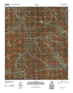 Burnt Canyon Texas Historical topographic map, 1:24000 scale, 7.5 X 7.5 Minute, Year 2010