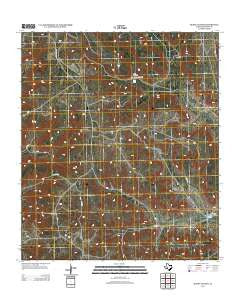 Burnt Canyon Texas Historical topographic map, 1:24000 scale, 7.5 X 7.5 Minute, Year 2012