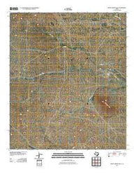 Burnt Spring Hills Texas Historical topographic map, 1:24000 scale, 7.5 X 7.5 Minute, Year 2010