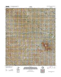 Burnt Spring Hills Texas Historical topographic map, 1:24000 scale, 7.5 X 7.5 Minute, Year 2012