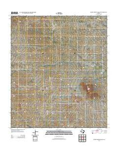 Burnt Spring Hills Texas Historical topographic map, 1:24000 scale, 7.5 X 7.5 Minute, Year 2012