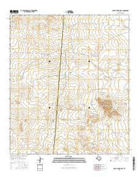 Burnt Spring Hills Texas Current topographic map, 1:24000 scale, 7.5 X 7.5 Minute, Year 2016