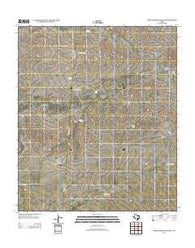 Burnt Spring Hills SE Texas Historical topographic map, 1:24000 scale, 7.5 X 7.5 Minute, Year 2012