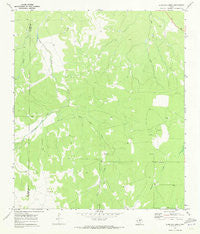 Burr Oak Creek Texas Historical topographic map, 1:24000 scale, 7.5 X 7.5 Minute, Year 1970