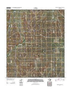 Burr Oak Creek Texas Historical topographic map, 1:24000 scale, 7.5 X 7.5 Minute, Year 2012