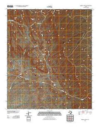 Burro Canyon Texas Historical topographic map, 1:24000 scale, 7.5 X 7.5 Minute, Year 2010