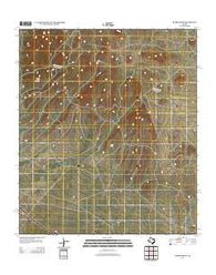 Burro Draw Texas Historical topographic map, 1:24000 scale, 7.5 X 7.5 Minute, Year 2012