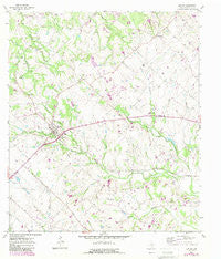 Burton Texas Historical topographic map, 1:24000 scale, 7.5 X 7.5 Minute, Year 1958
