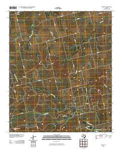Busby Texas Historical topographic map, 1:24000 scale, 7.5 X 7.5 Minute, Year 2010