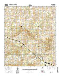 Busby Texas Current topographic map, 1:24000 scale, 7.5 X 7.5 Minute, Year 2016