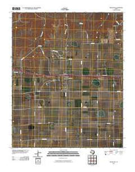 Bushland Texas Historical topographic map, 1:24000 scale, 7.5 X 7.5 Minute, Year 2010