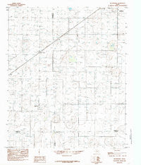 Busterville Texas Historical topographic map, 1:24000 scale, 7.5 X 7.5 Minute, Year 1985