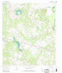 Butler Texas Historical topographic map, 1:24000 scale, 7.5 X 7.5 Minute, Year 1964