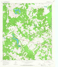 Butler Texas Historical topographic map, 1:24000 scale, 7.5 X 7.5 Minute, Year 1964