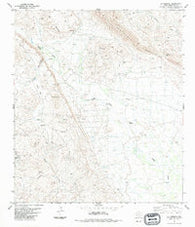 Butterbowl Texas Historical topographic map, 1:24000 scale, 7.5 X 7.5 Minute, Year 1983