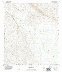 Butterbowl Texas Historical topographic map, 1:24000 scale, 7.5 X 7.5 Minute, Year 1983