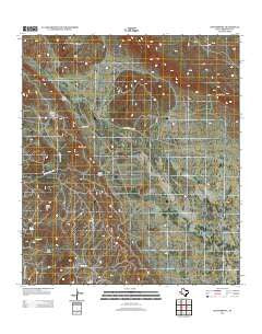 Butterbowl Texas Historical topographic map, 1:24000 scale, 7.5 X 7.5 Minute, Year 2012