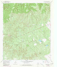 Buzzard Peak Texas Historical topographic map, 1:24000 scale, 7.5 X 7.5 Minute, Year 1967