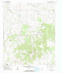 Buzzard Roost Knob Texas Historical topographic map, 1:24000 scale, 7.5 X 7.5 Minute, Year 1960