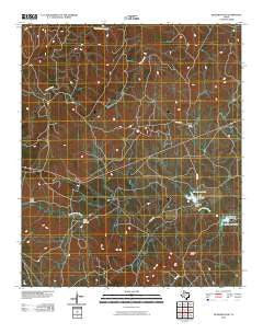 Buzzard Peak Texas Historical topographic map, 1:24000 scale, 7.5 X 7.5 Minute, Year 2010