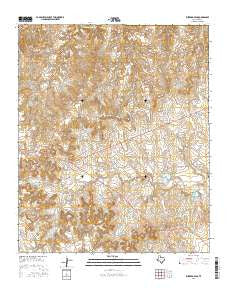 Buzzard Peak Texas Current topographic map, 1:24000 scale, 7.5 X 7.5 Minute, Year 2016