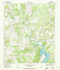 Byrds Texas Historical topographic map, 1:24000 scale, 7.5 X 7.5 Minute, Year 1969