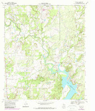 Byrds Texas Historical topographic map, 1:24000 scale, 7.5 X 7.5 Minute, Year 1969
