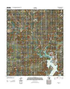 Byrds Texas Historical topographic map, 1:24000 scale, 7.5 X 7.5 Minute, Year 2013