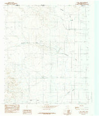 C and L Draw Texas Historical topographic map, 1:24000 scale, 7.5 X 7.5 Minute, Year 1984
