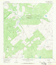 Caballos Creek Texas Historical topographic map, 1:24000 scale, 7.5 X 7.5 Minute, Year 1965