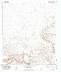 Cactus Flat Texas Historical topographic map, 1:24000 scale, 7.5 X 7.5 Minute, Year 1983