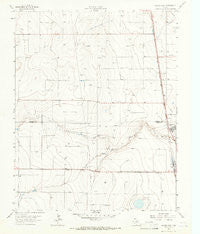 Cactus West Texas Historical topographic map, 1:24000 scale, 7.5 X 7.5 Minute, Year 1965