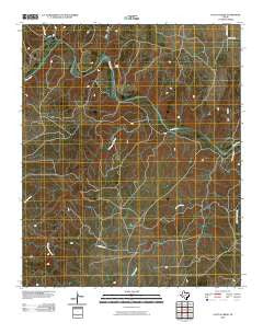 Cactus Creek Texas Historical topographic map, 1:24000 scale, 7.5 X 7.5 Minute, Year 2010